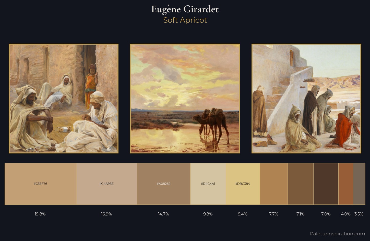Eugène Girardet Palette 1 — Soft Apricot