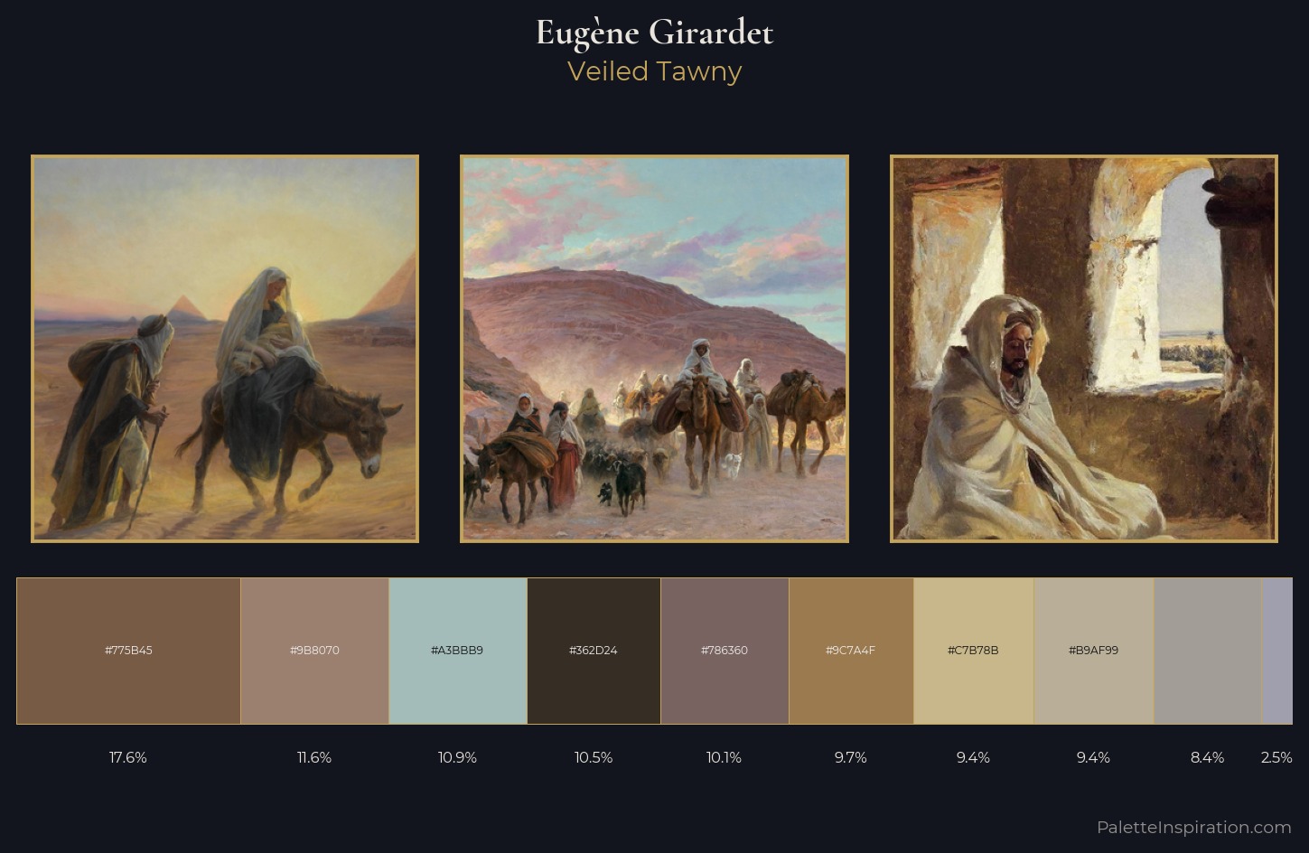 Eugène Girardet Palette 3 — Veiled Tawny