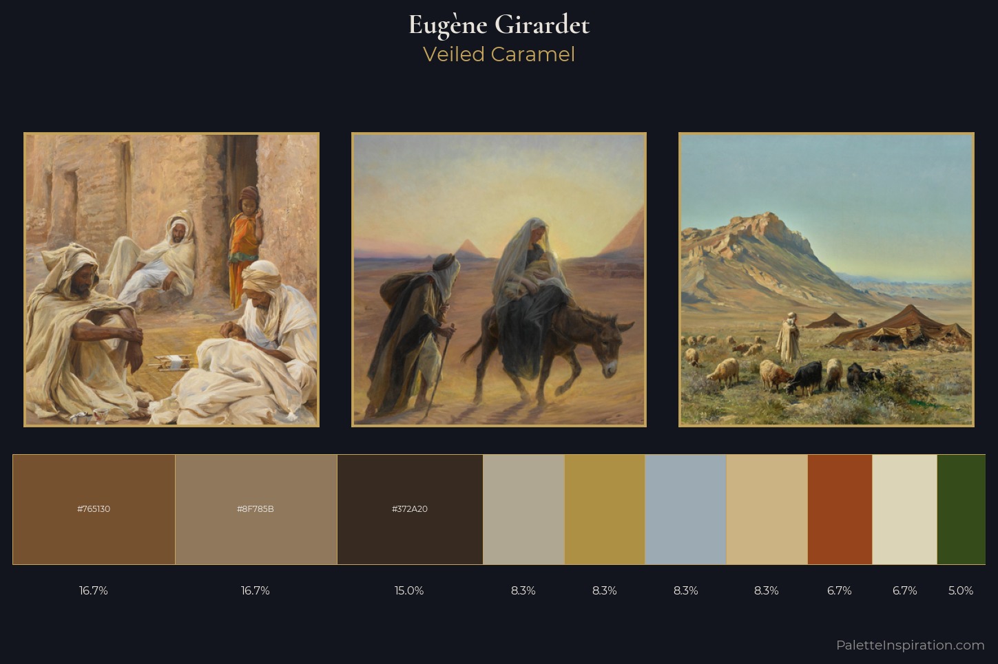 Eugène Girardet Master Palette — Veiled Caramel