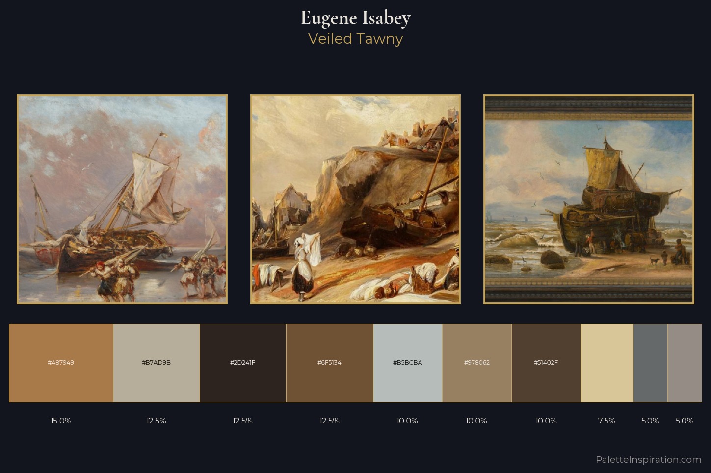 Eugene Isabey Master Palette