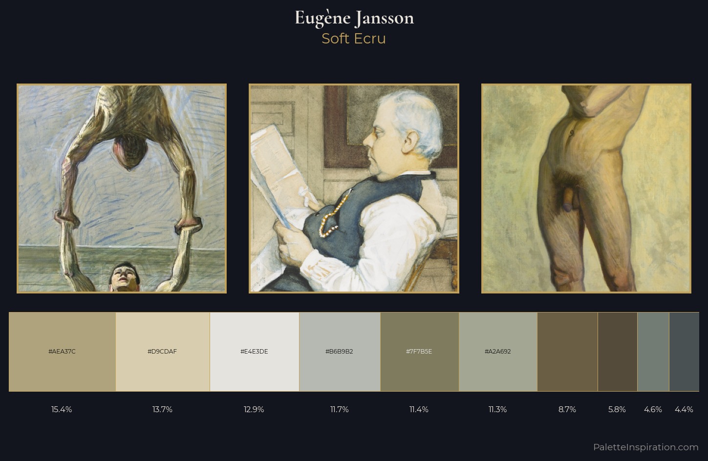 Eugène Jansson Palette 2 — Soft Ecru