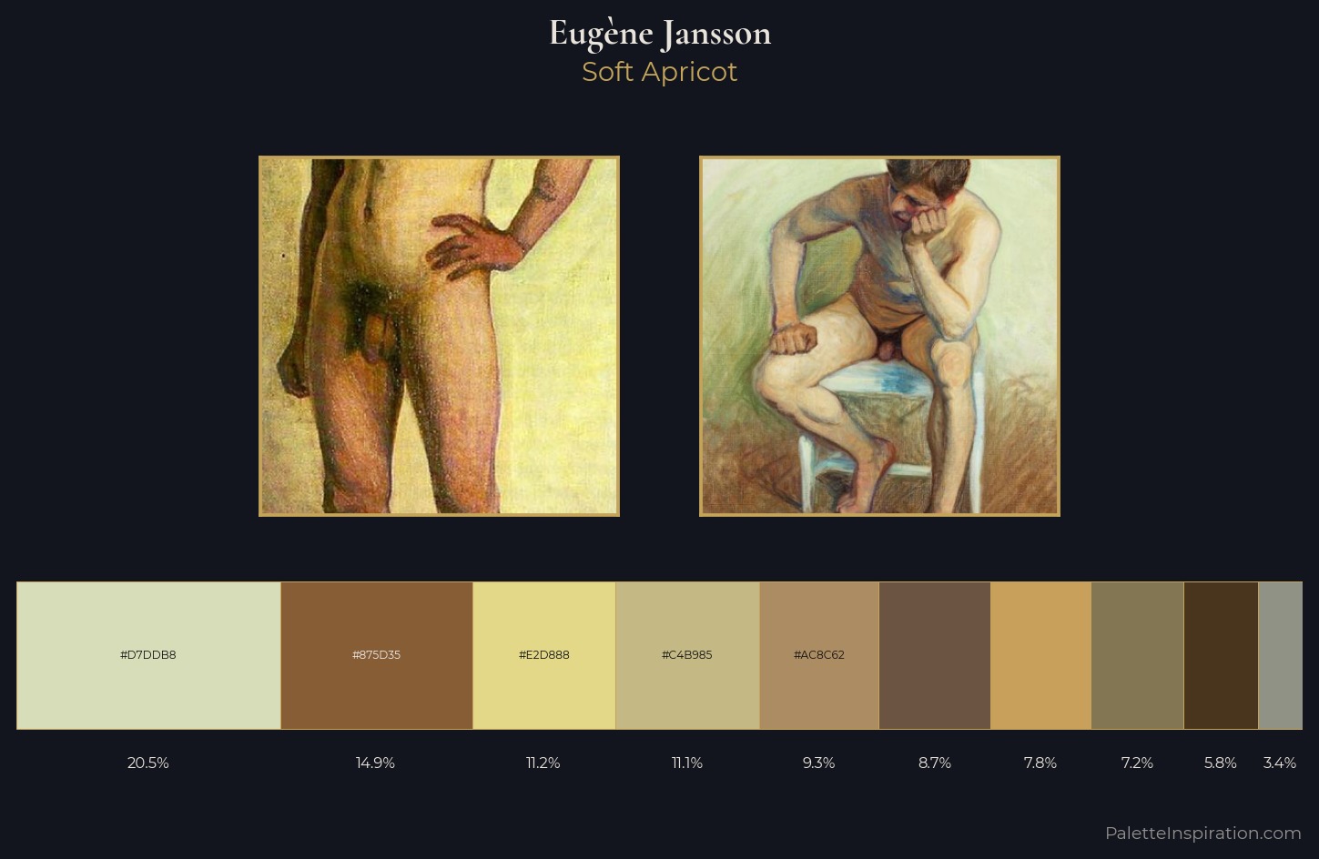 Eugène Jansson Palette 3 — Soft Apricot