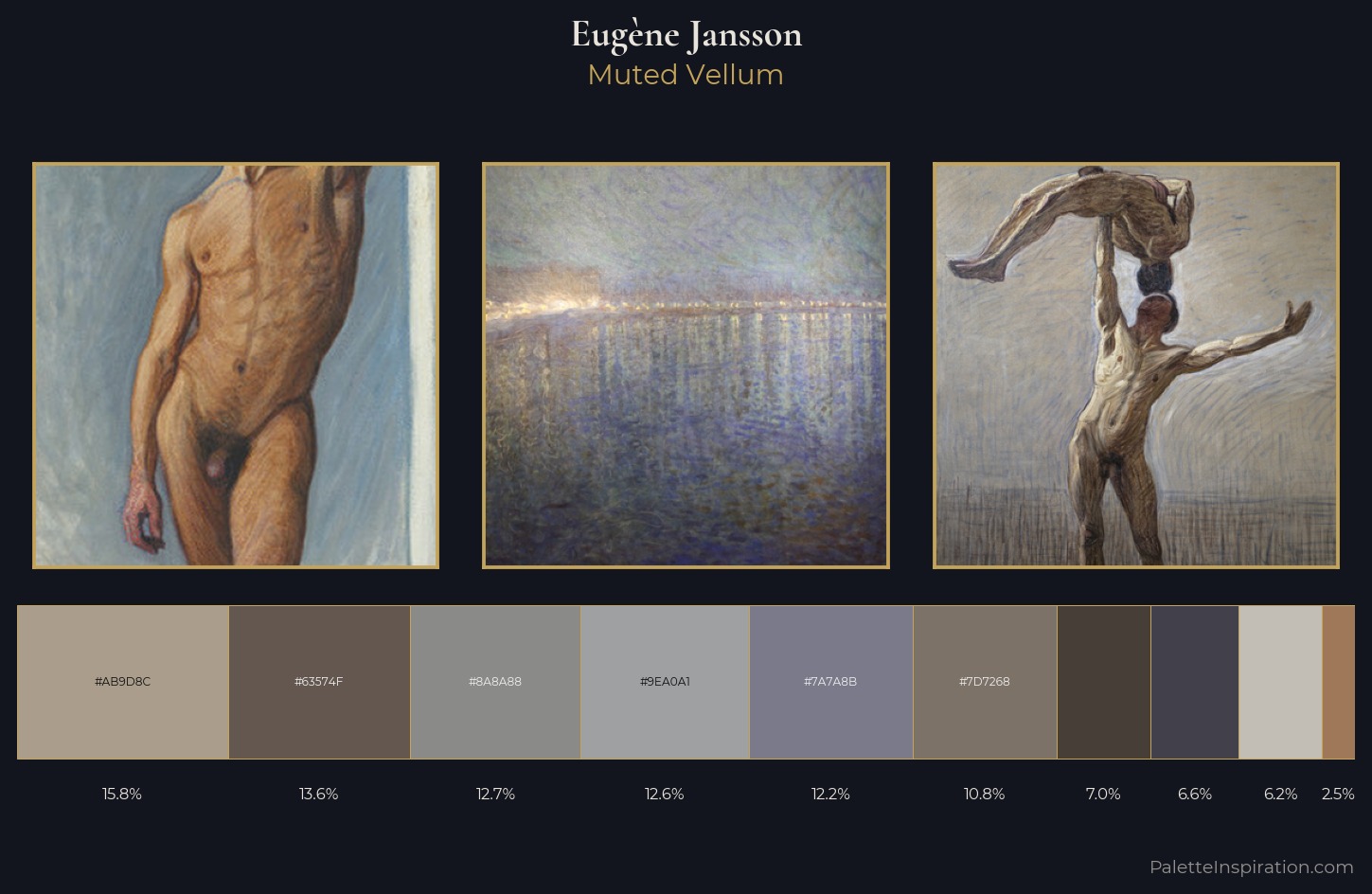 Eugène Jansson Palette 6 — Muted Vellum