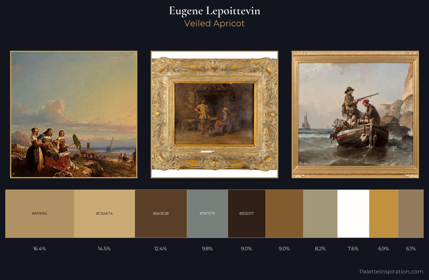 Eugene Lepoittevin Palette 1 — Veiled Apricot