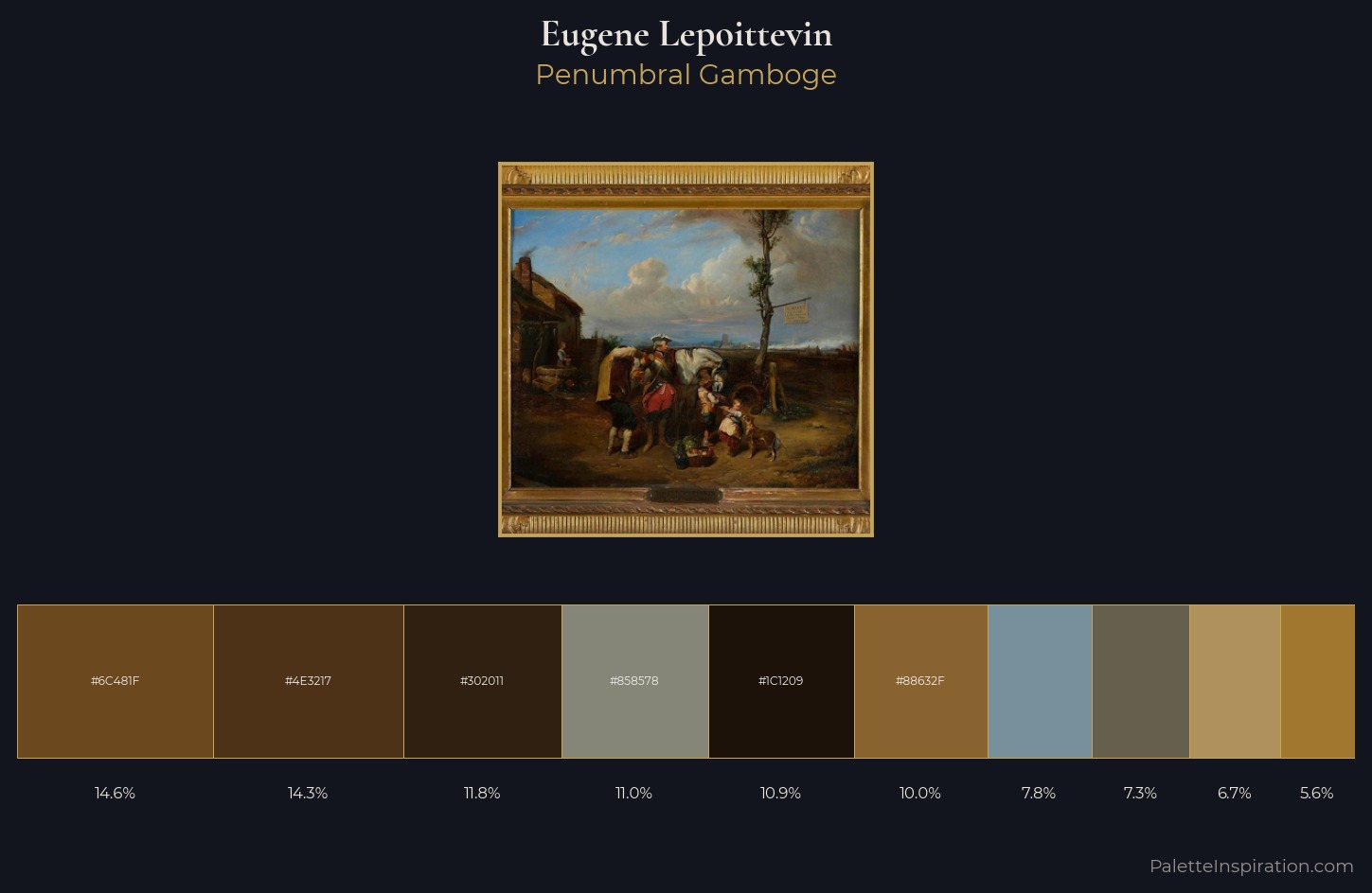 Eugene Lepoittevin Palette 3 — Penumbral Gamboge