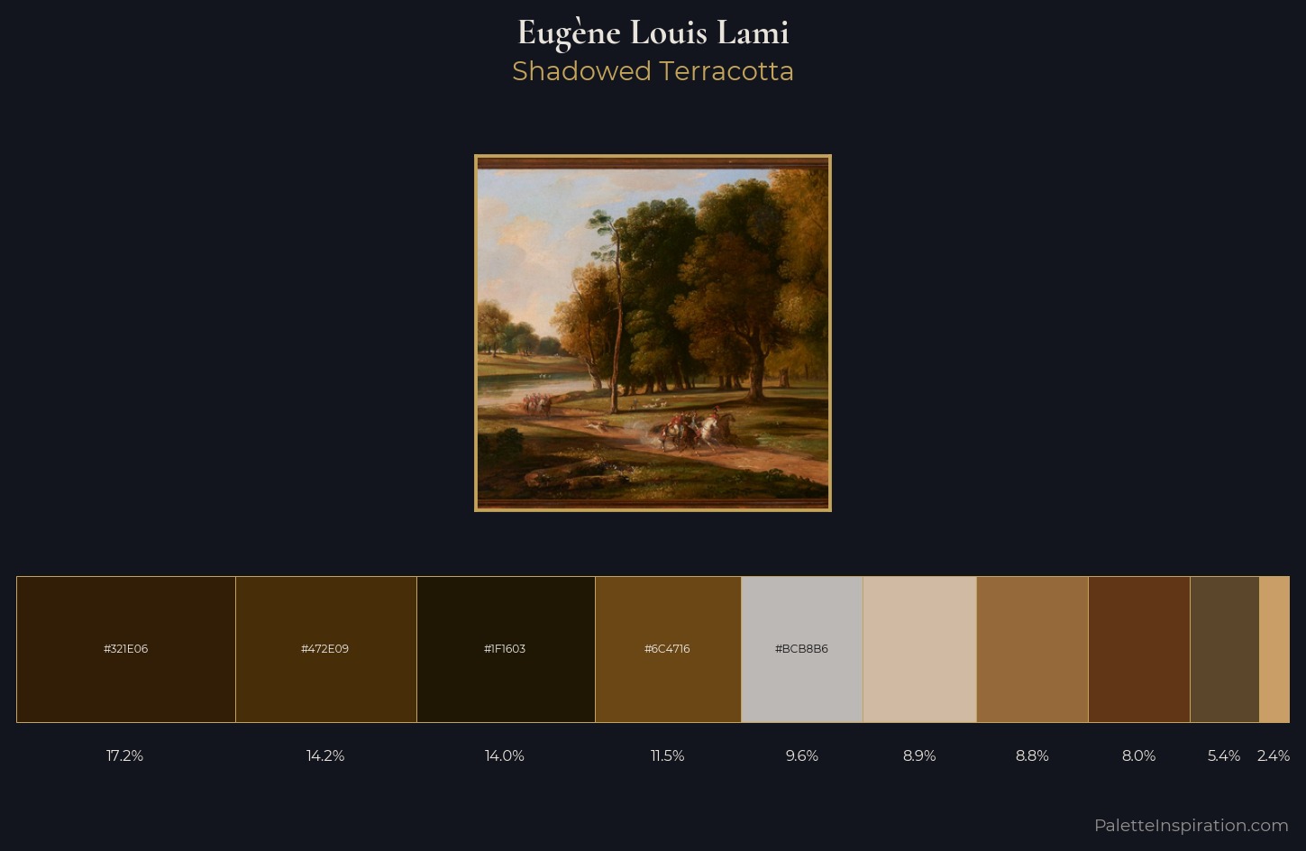 EugÃ¨ne Louis Lami Palette 2 — Shadowed Terracotta