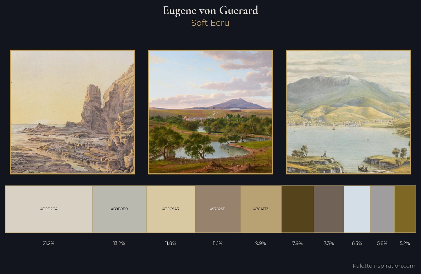 Eugene von Guerard Palette 1 — Soft Ecru
