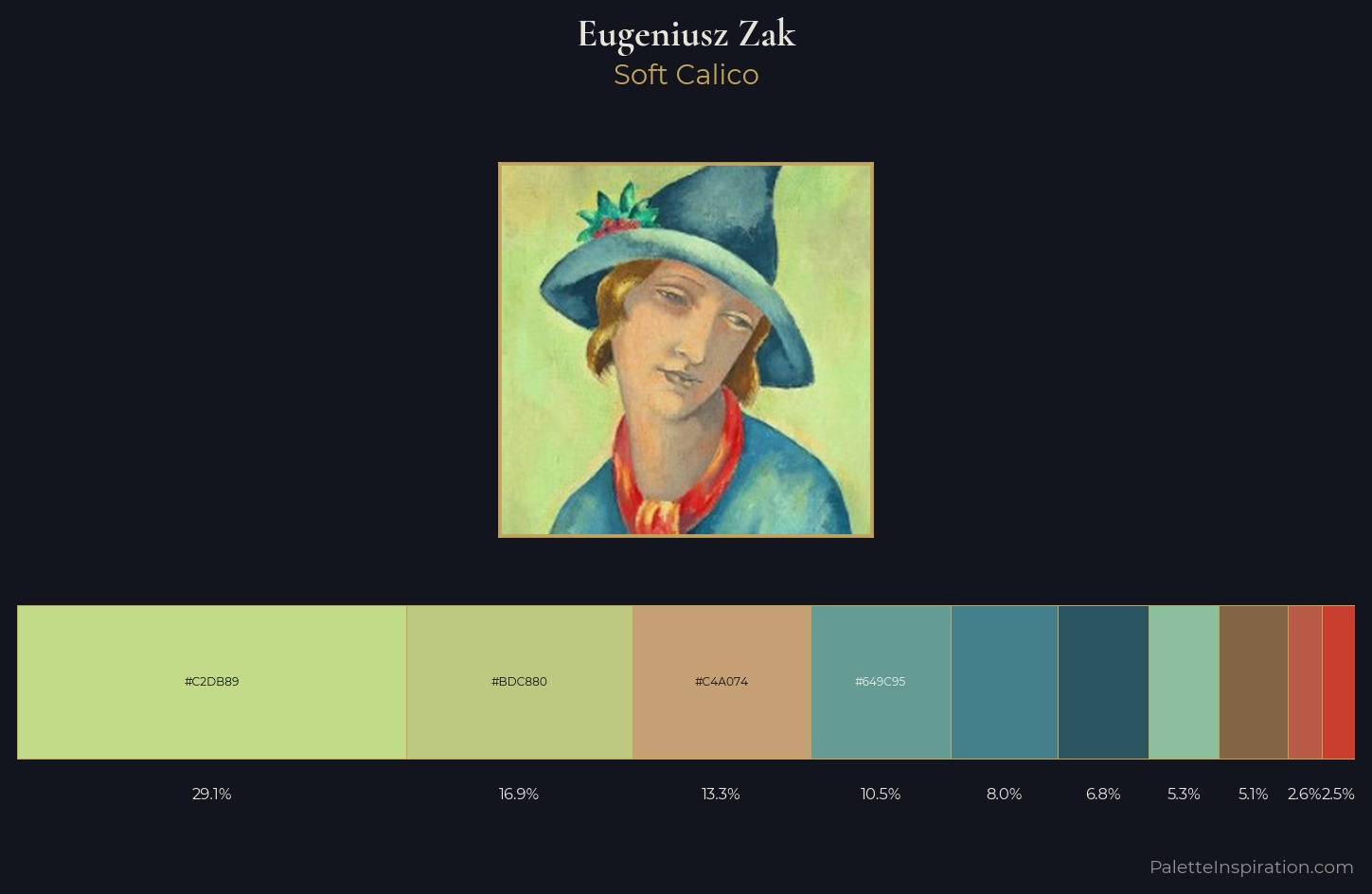 Eugeniusz Zak Palette 1 — Soft Calico