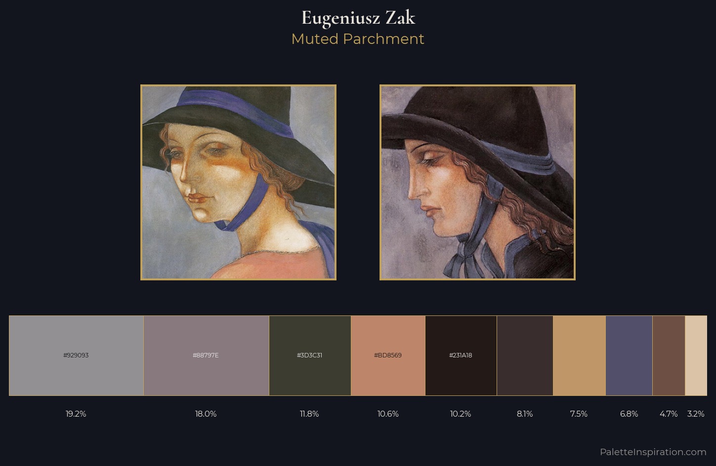 Eugeniusz Zak Palette 5 — Muted Parchment