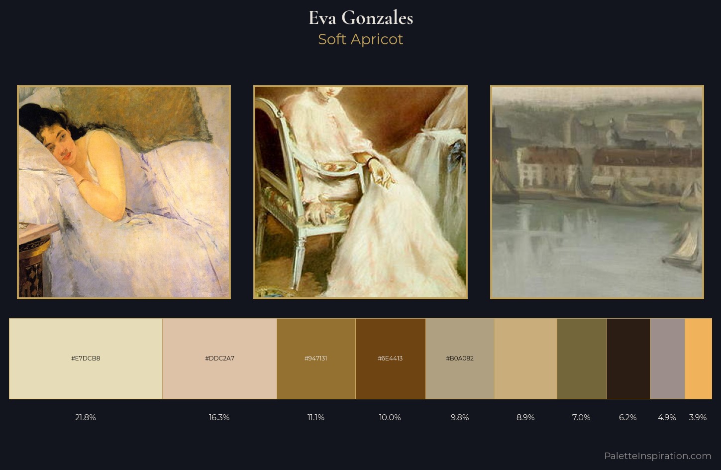 Eva Gonzales Palette 1 — Soft Apricot