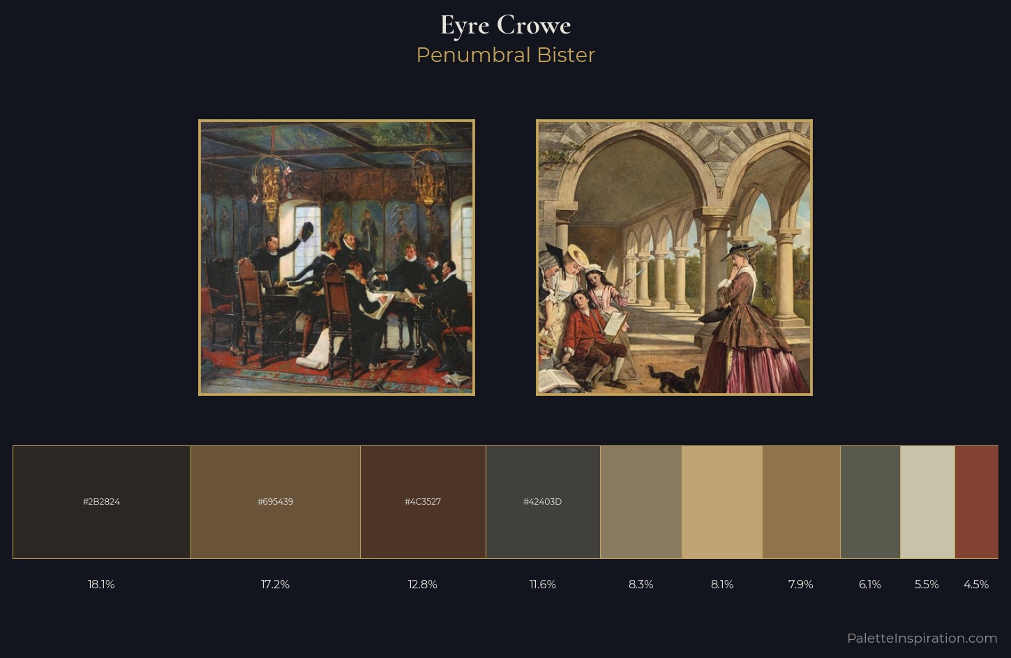 Eyre Crowe Palette 1 — Penumbral Bister