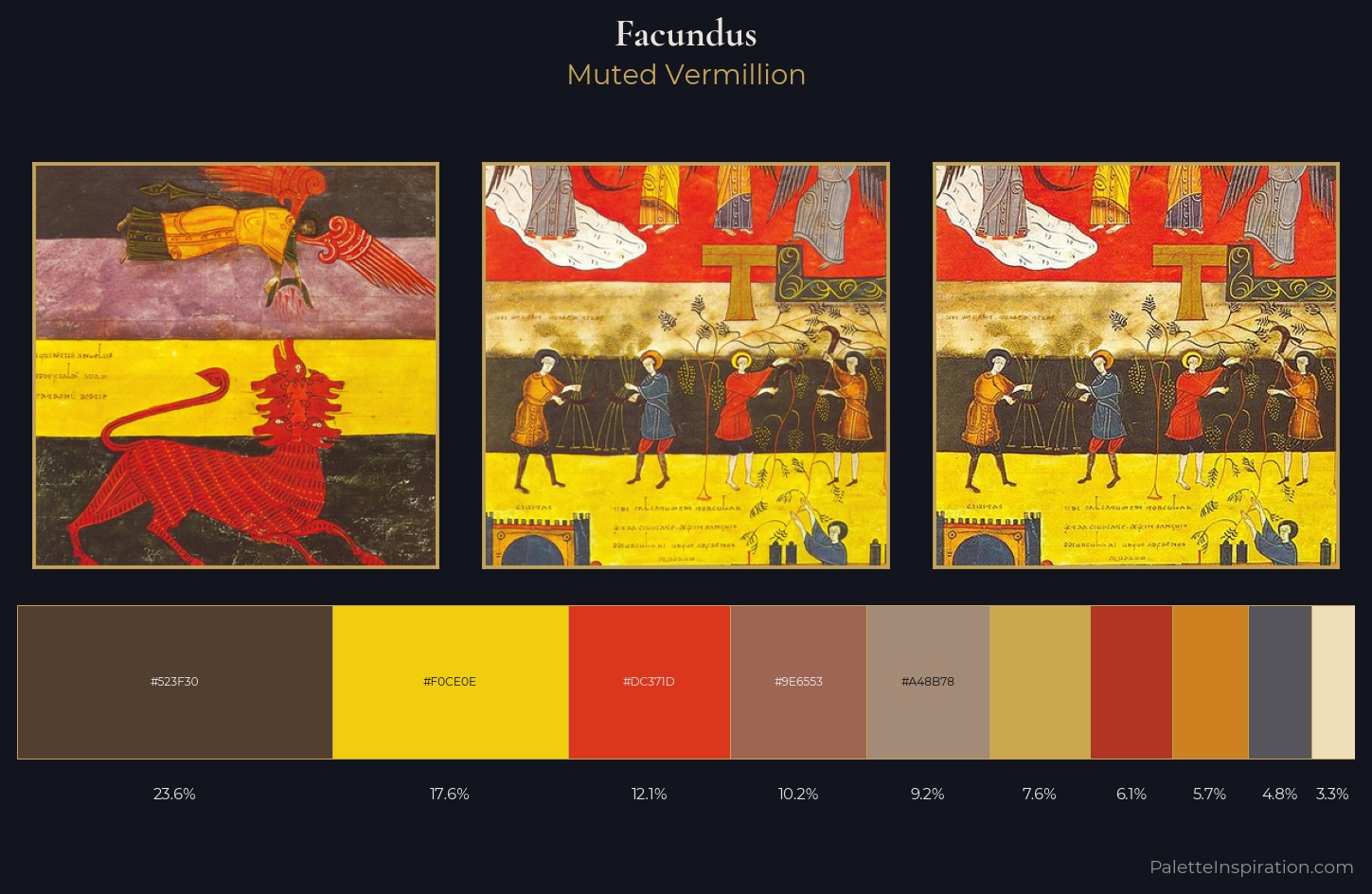 Facundus Palette 2 — Muted Vermillion