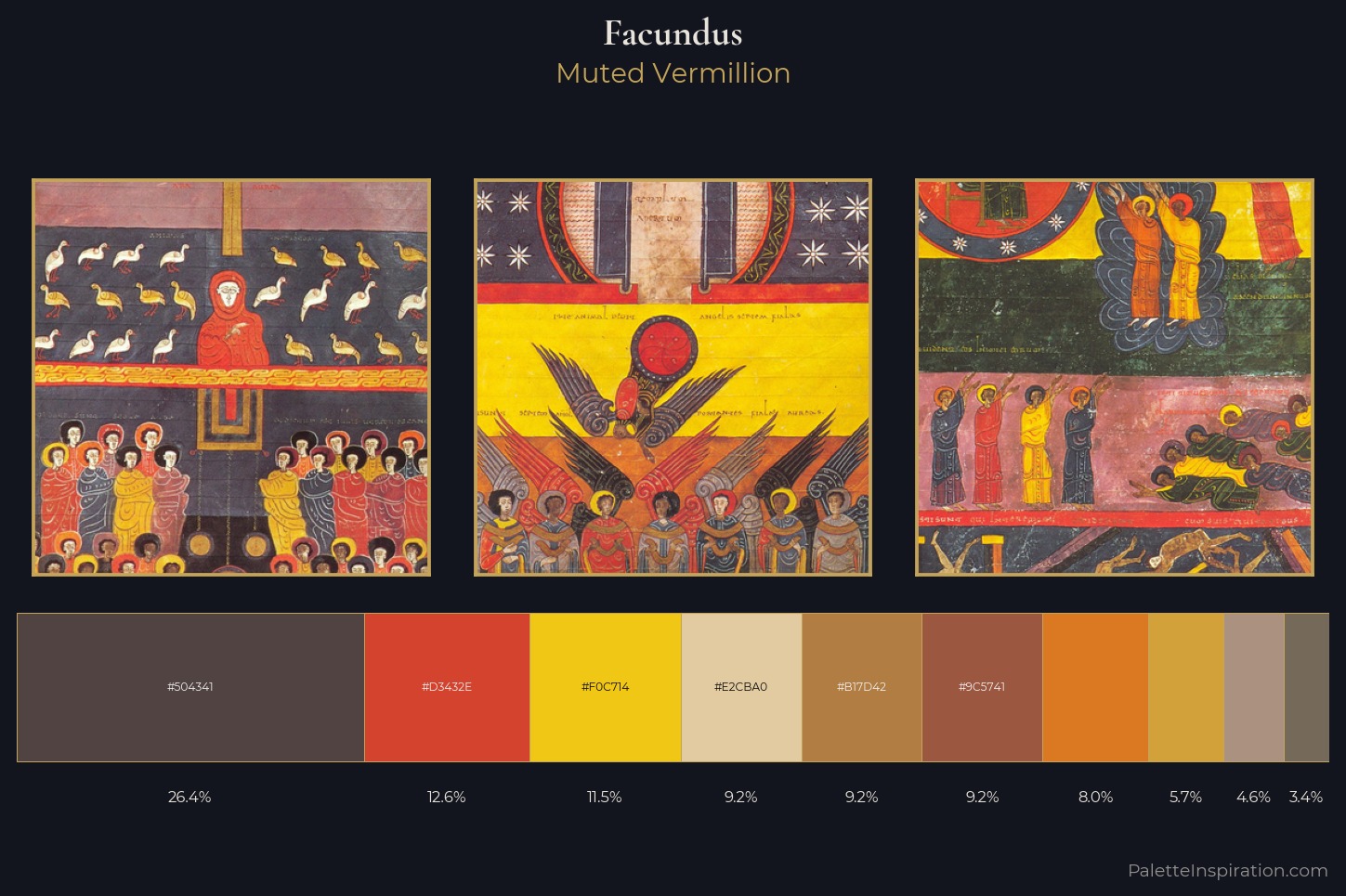 Facundus Master Palette — Muted Vermillion