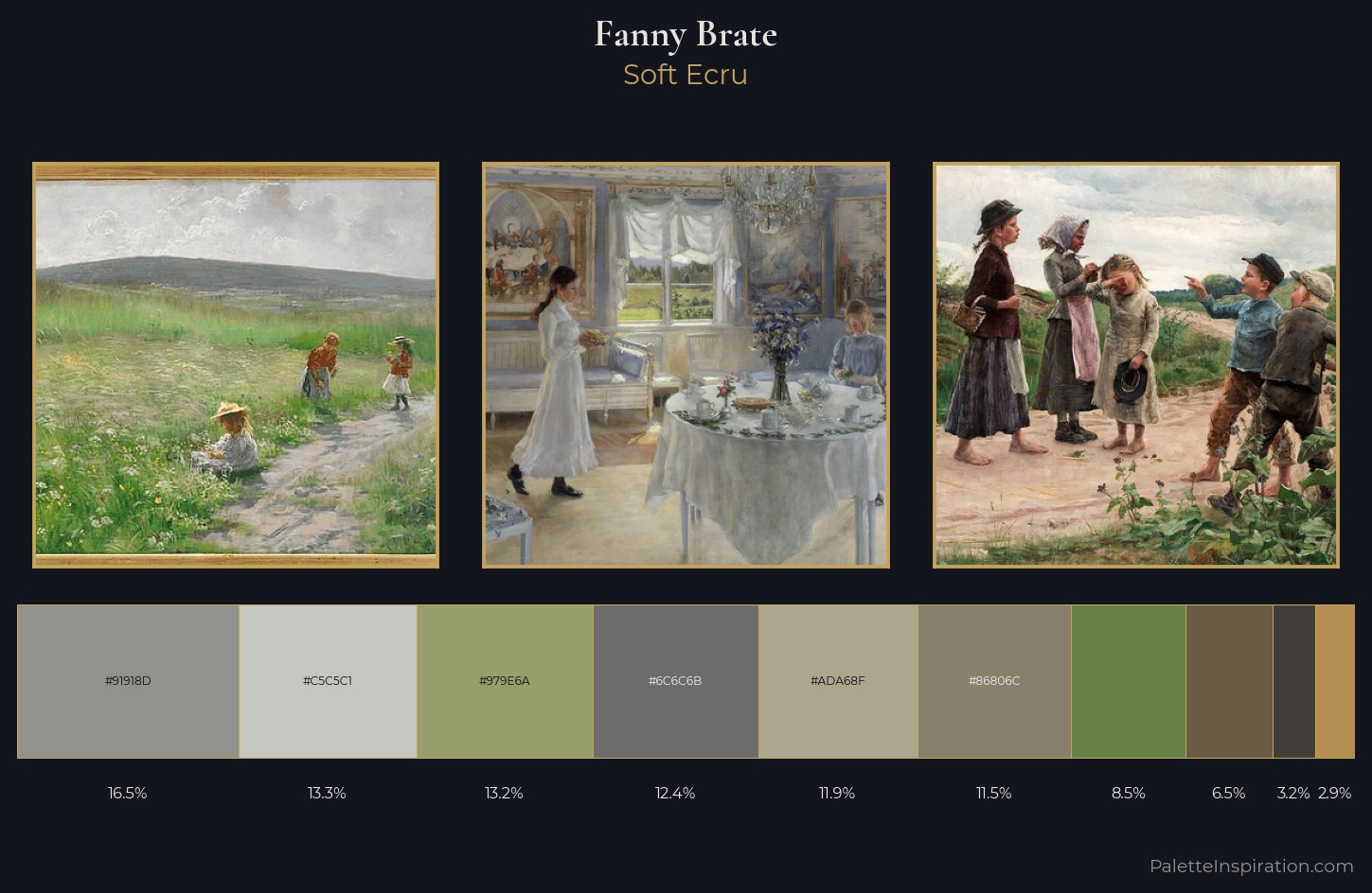 Fanny Brate Palette 1 — Soft Ecru