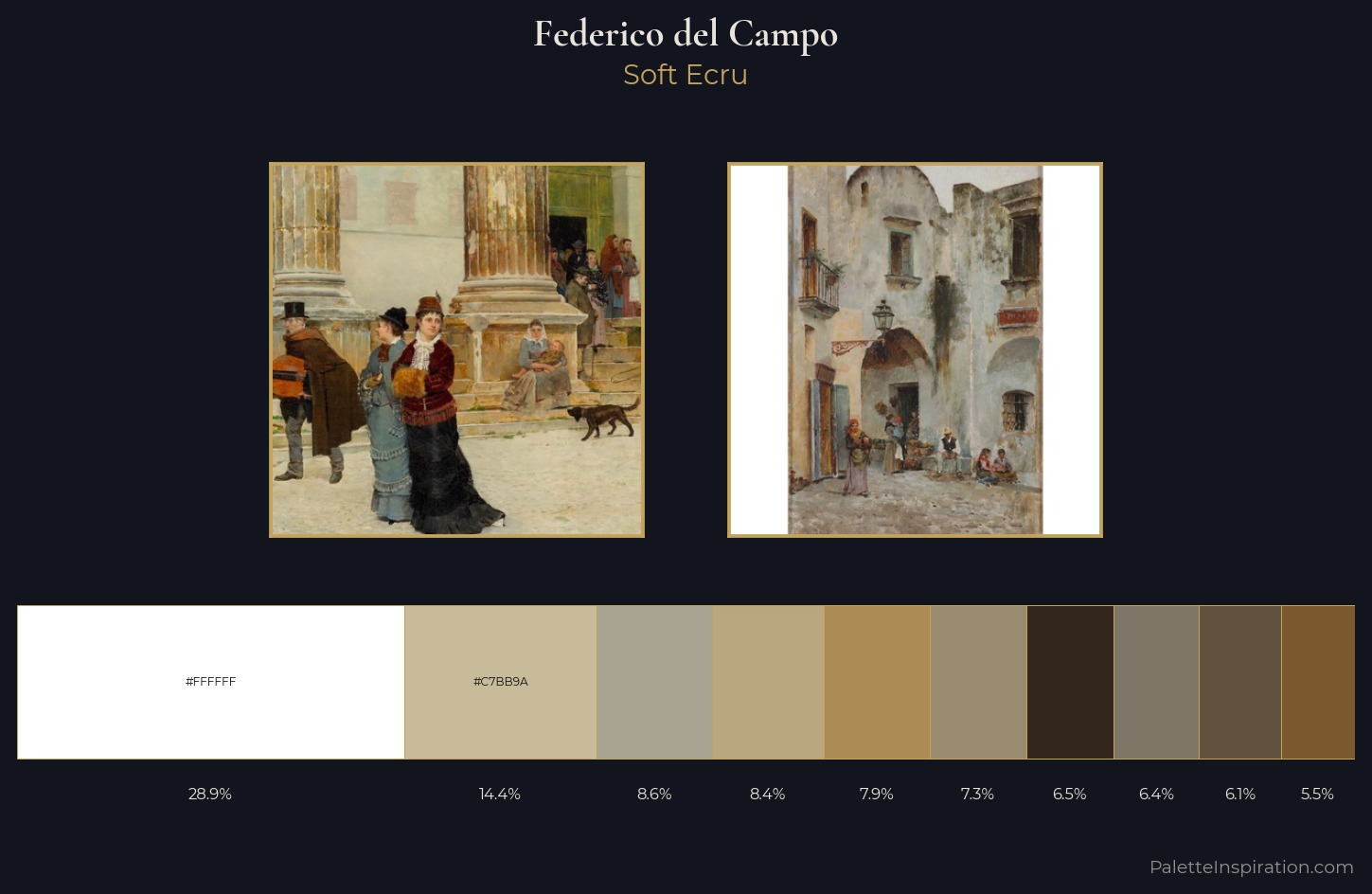 Federico del Campo Palette 2 — Soft Ecru