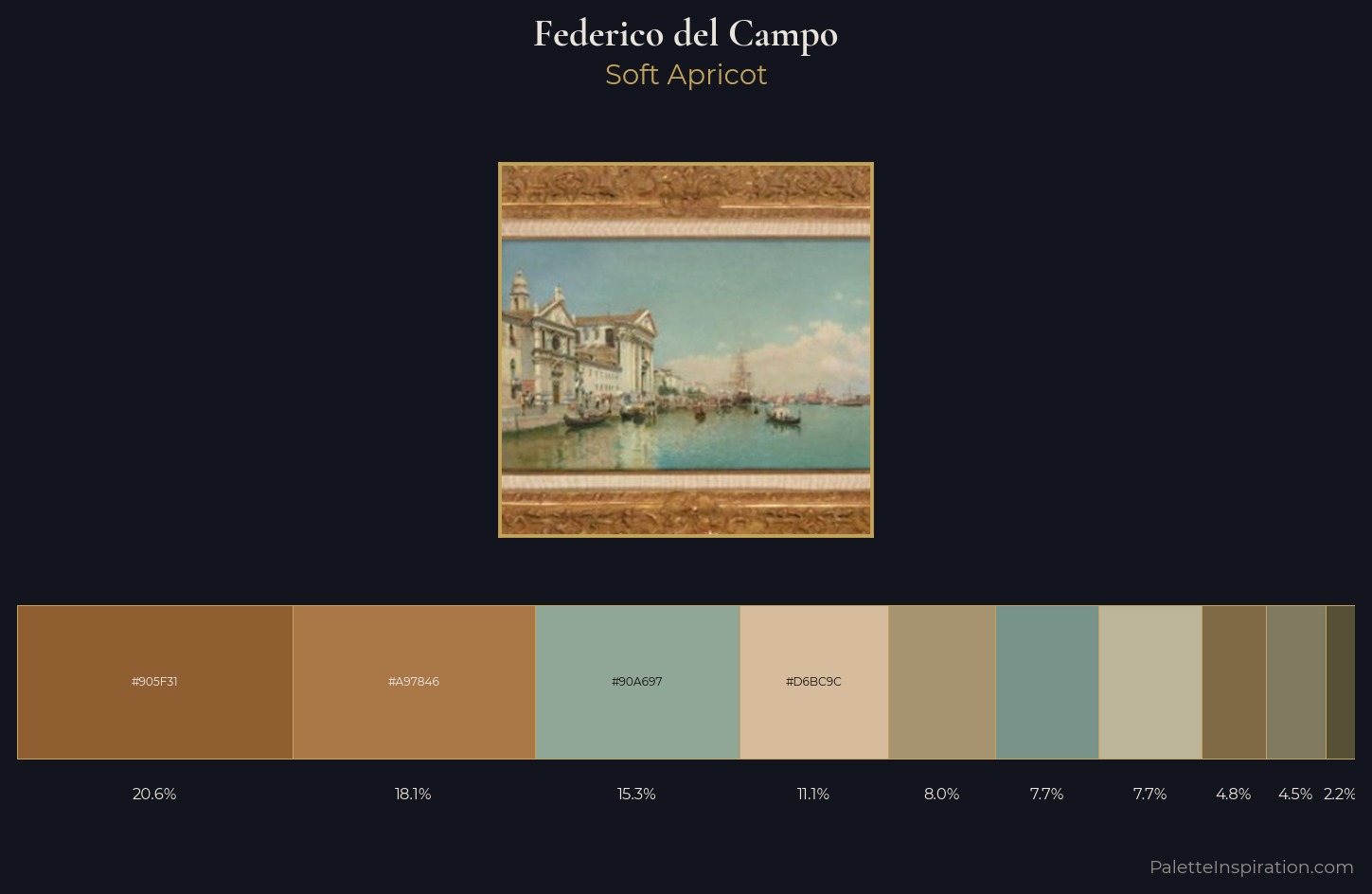 Federico del Campo Palette 3 — Soft Apricot