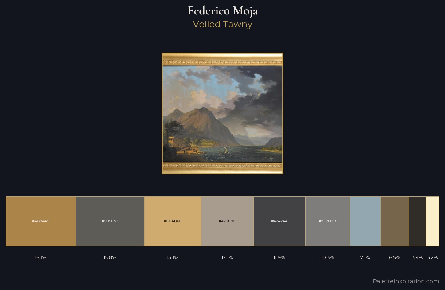 Federico Moja Palette 2 — Veiled Tawny