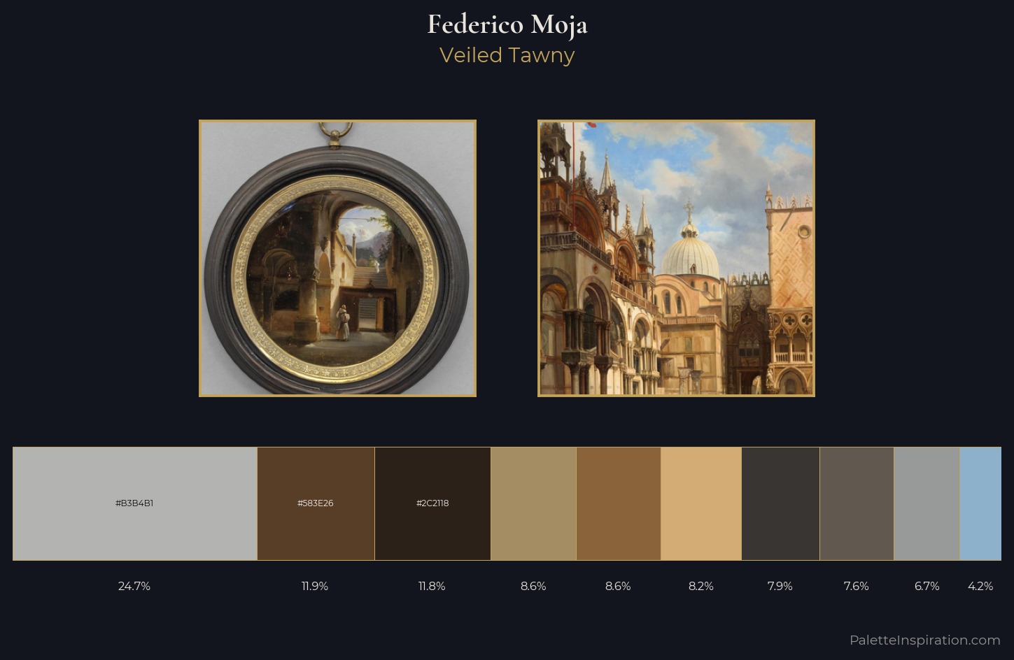 Federico Moja Palette 3 — Veiled Tawny