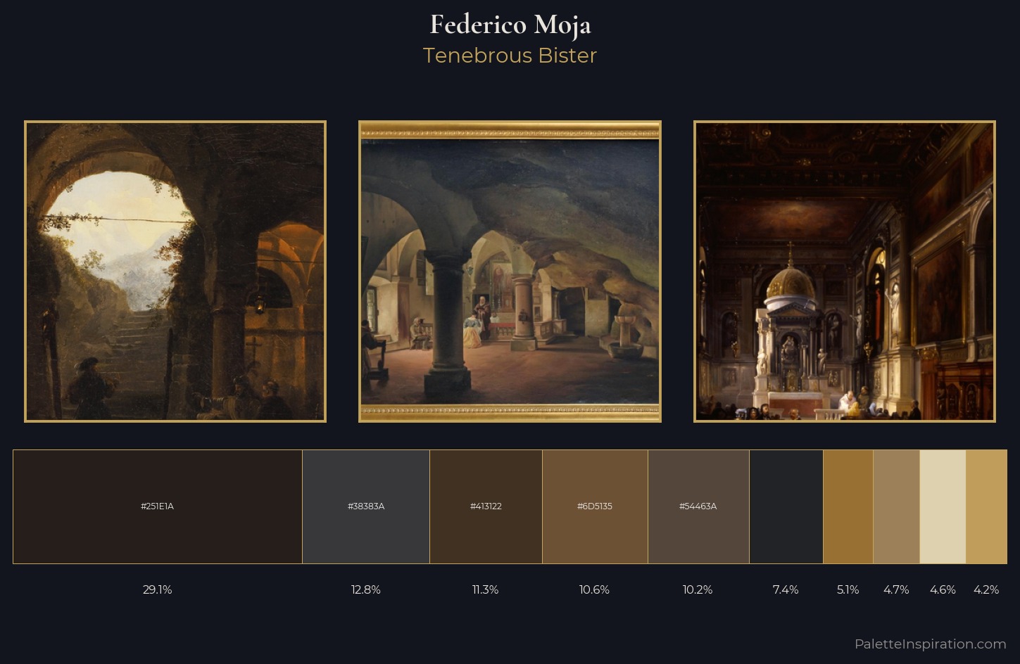 Federico Moja Palette 5 — Tenebrous Bister