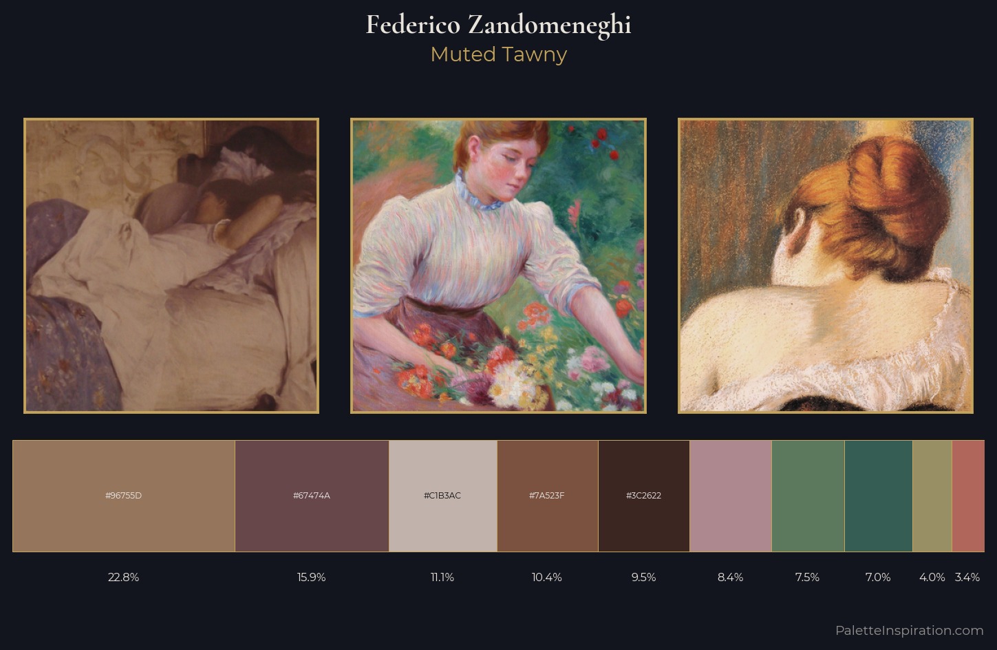 Federico Zandomeneghi Palette 5 — Muted Tawny