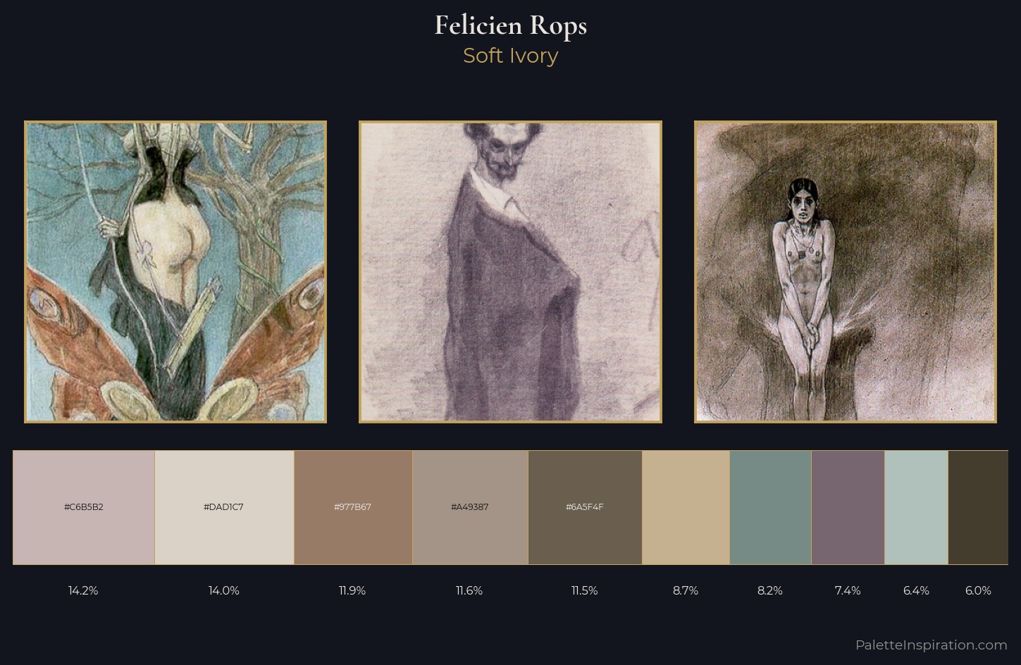 Felicien Rops Palette 4 — Soft Ivory