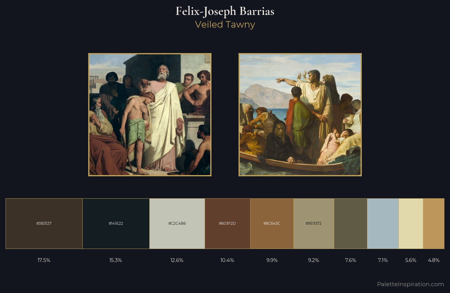 Felix-Joseph Barrias Palette 1 — Veiled Tawny