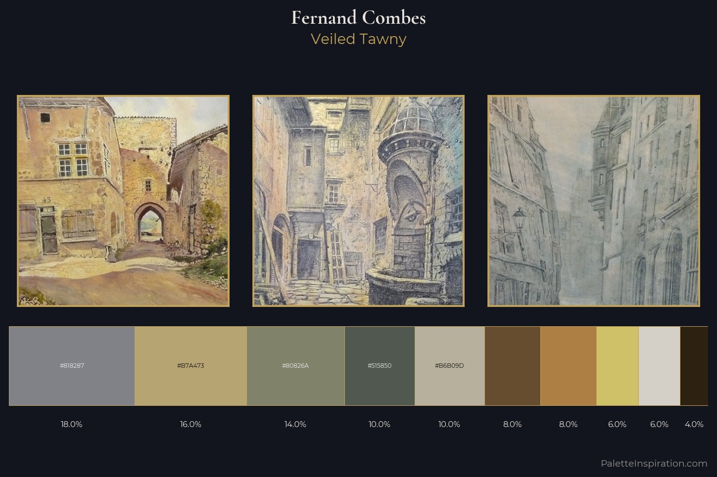 Fernand Combes Master Palette — Veiled Tawny