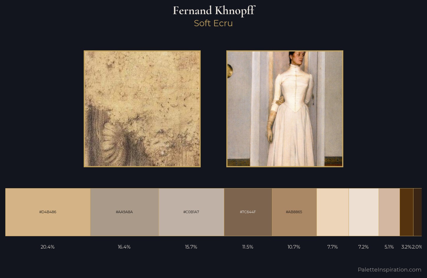 Fernand Khnopff Palette 1 — Soft Ecru