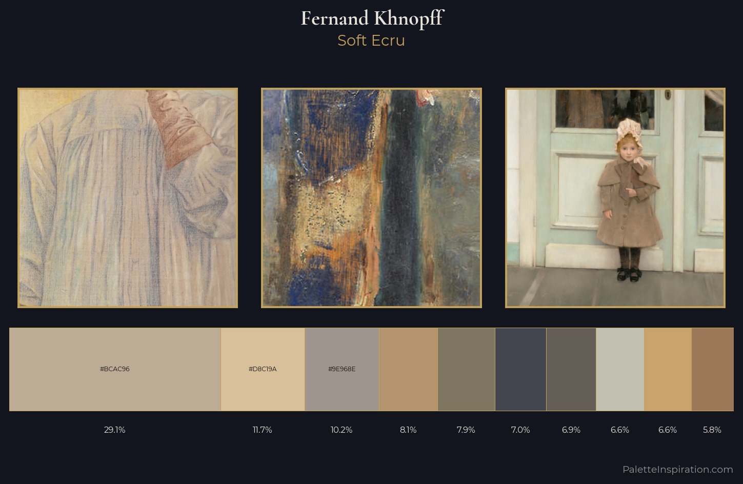 Fernand Khnopff Palette 2 — Soft Ecru