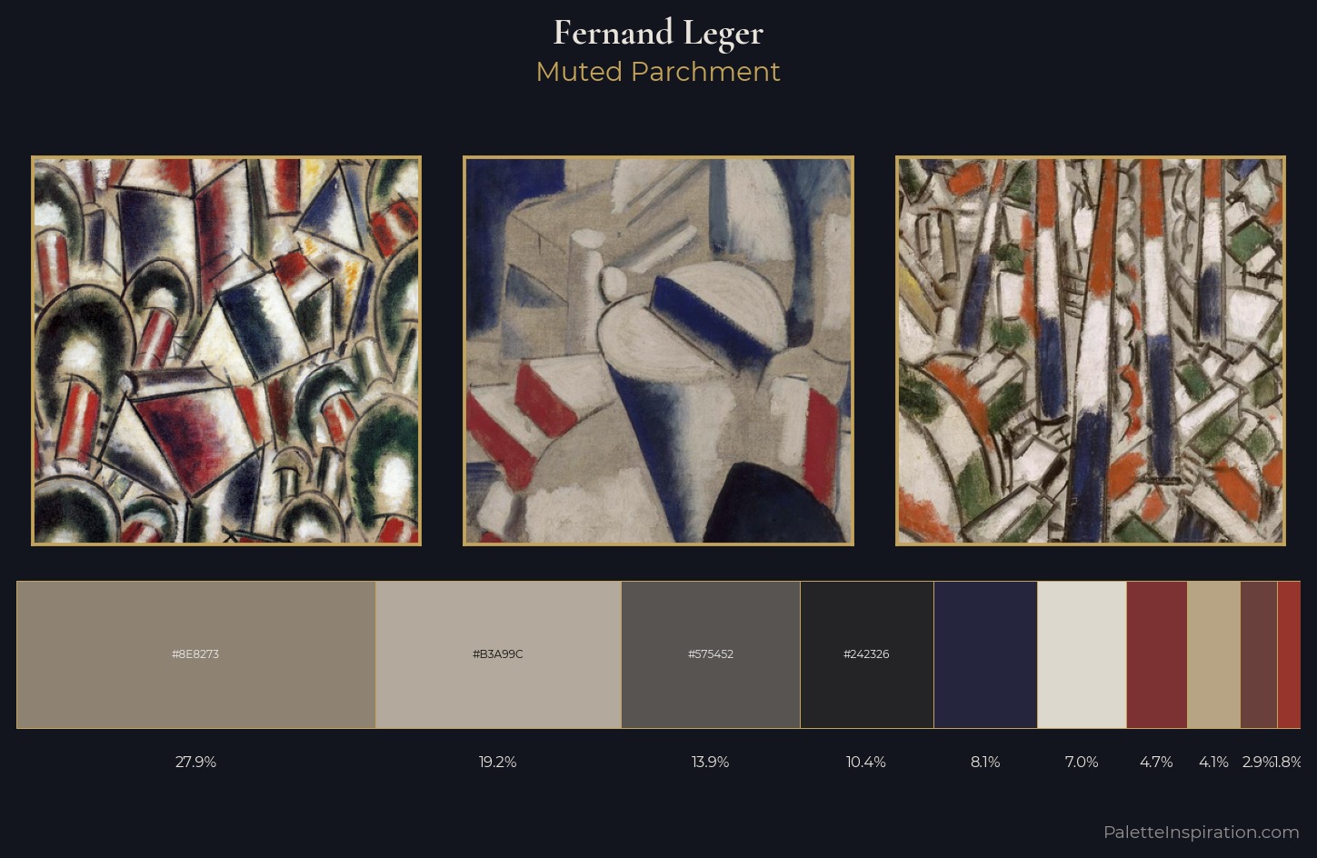 Fernand Leger Palette 10 — Muted Parchment