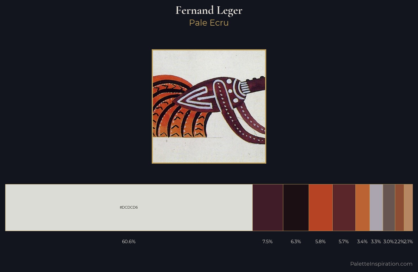 Fernand Leger Palette 11 — Pale Ecru