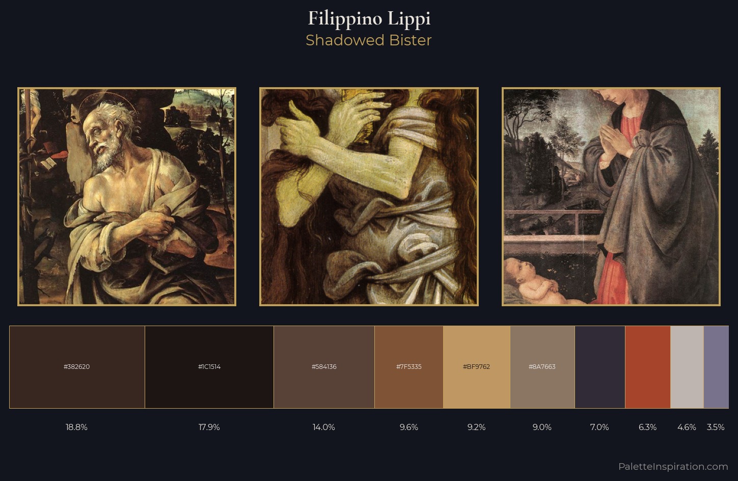 Filippino Lippi Palette 7 — Shadowed Bister