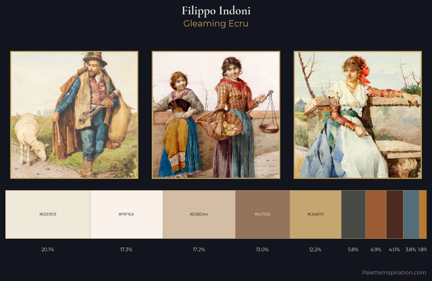 Filippo Indoni Palette 1 — Gleaming Ecru