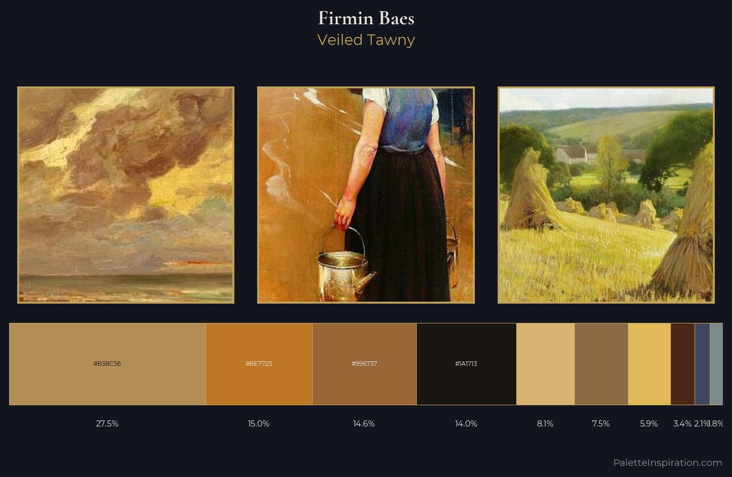 Firmin Baes Palette 1 — Veiled Tawny