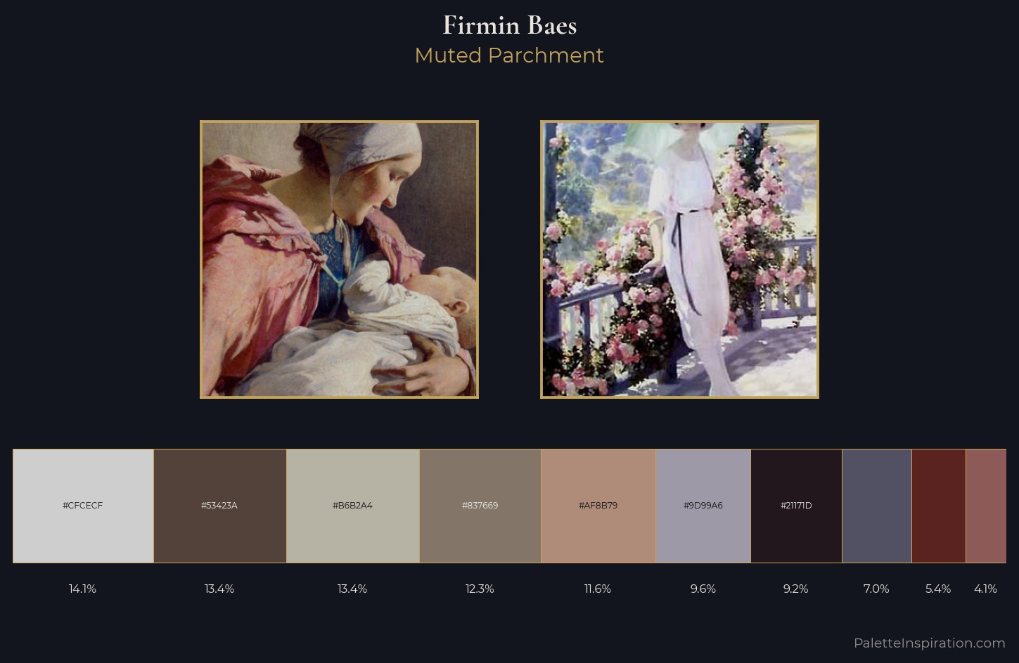 Firmin Baes Palette 2 — Muted Parchment