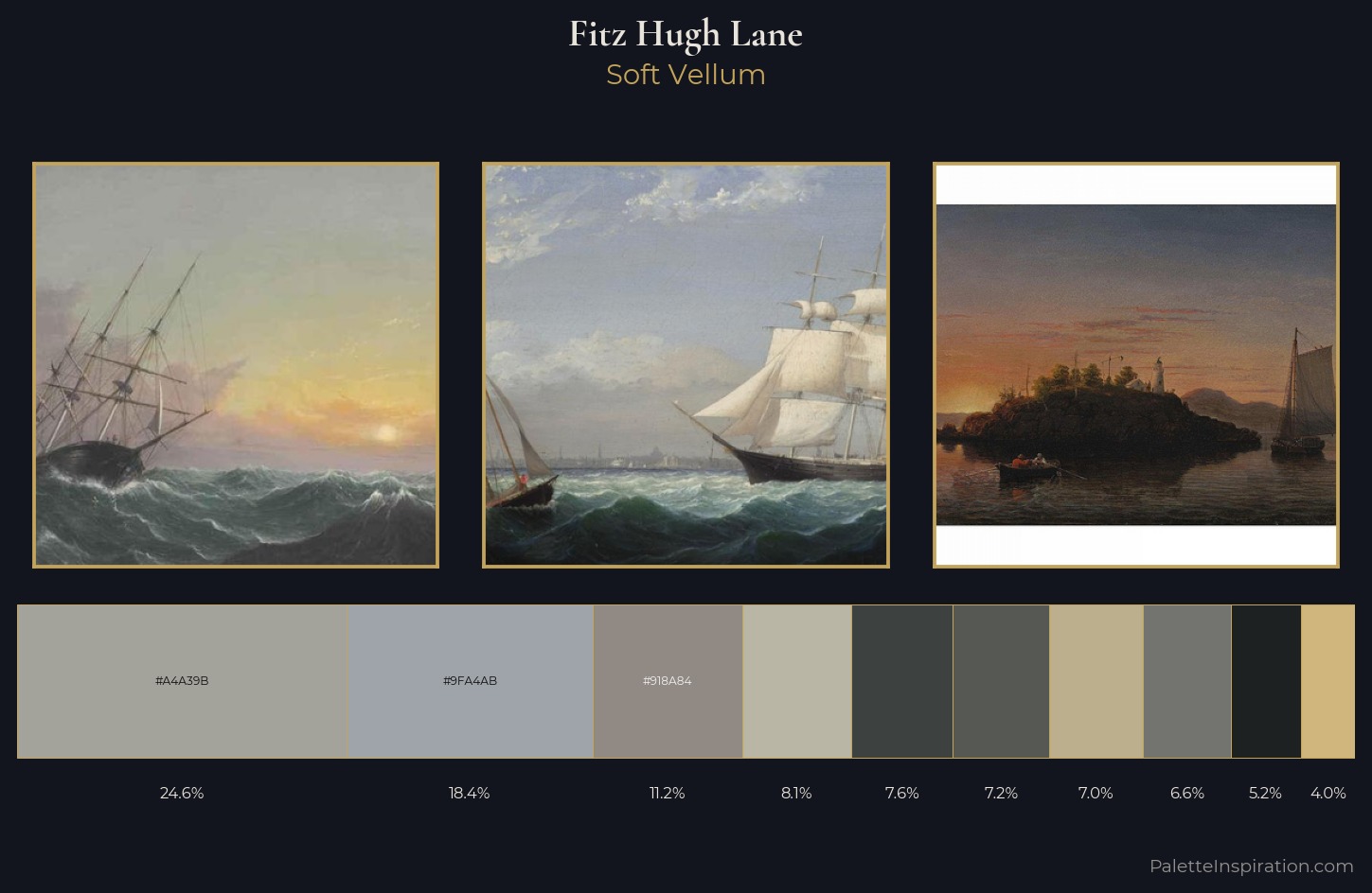 Fitz Hugh Lane Palette 1 — Soft Vellum
