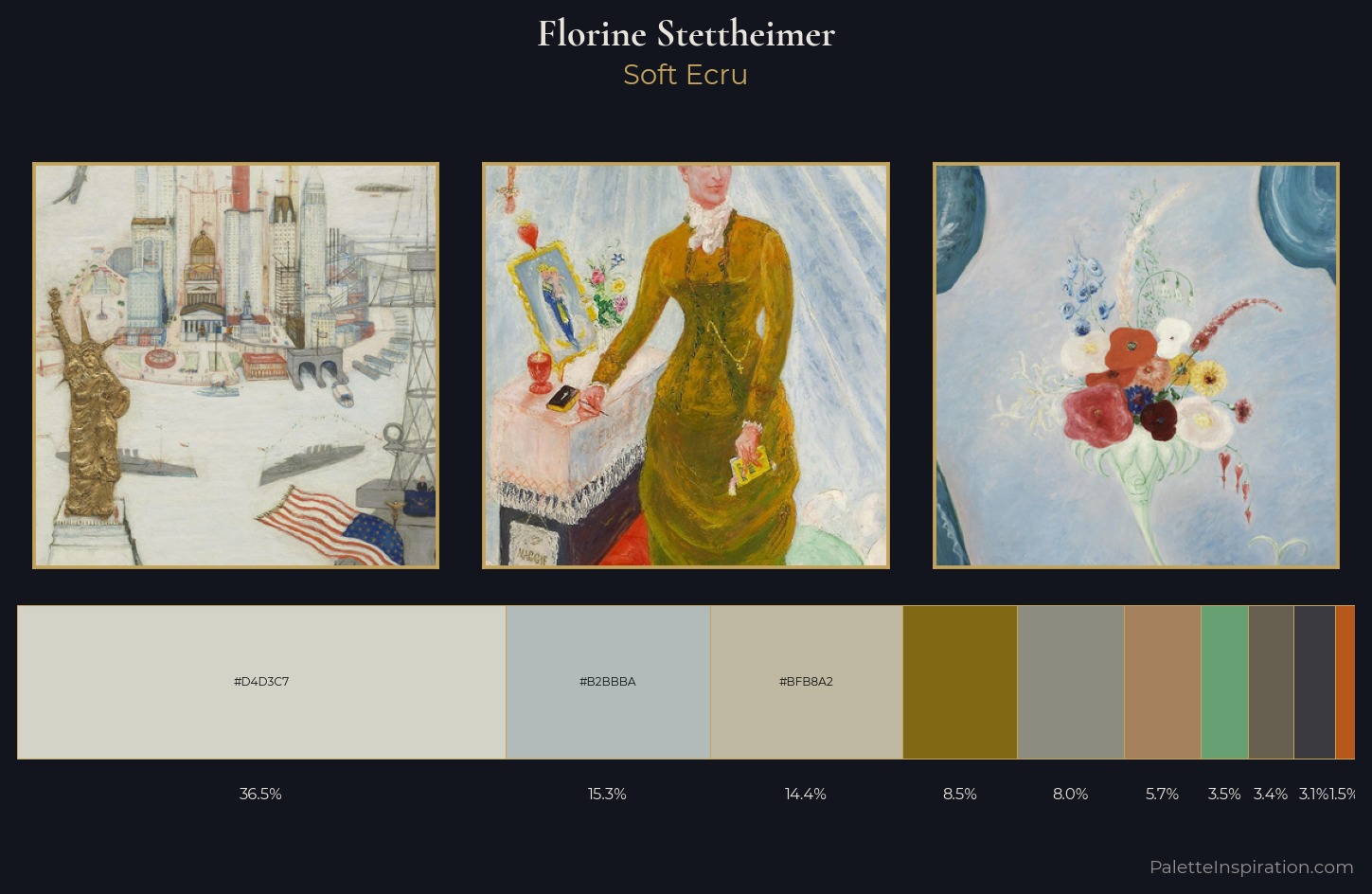 Florine Stettheimer Palette 2 — Soft Ecru