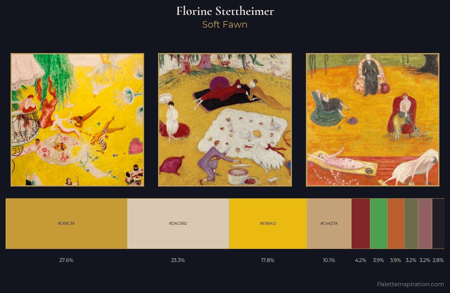 Florine Stettheimer Palette 5 — Soft Fawn
