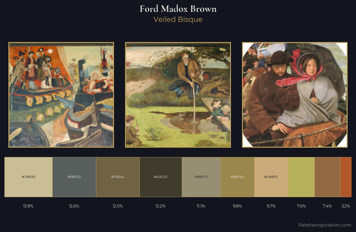 Ford Madox Brown Palette 2 — Veiled Bisque