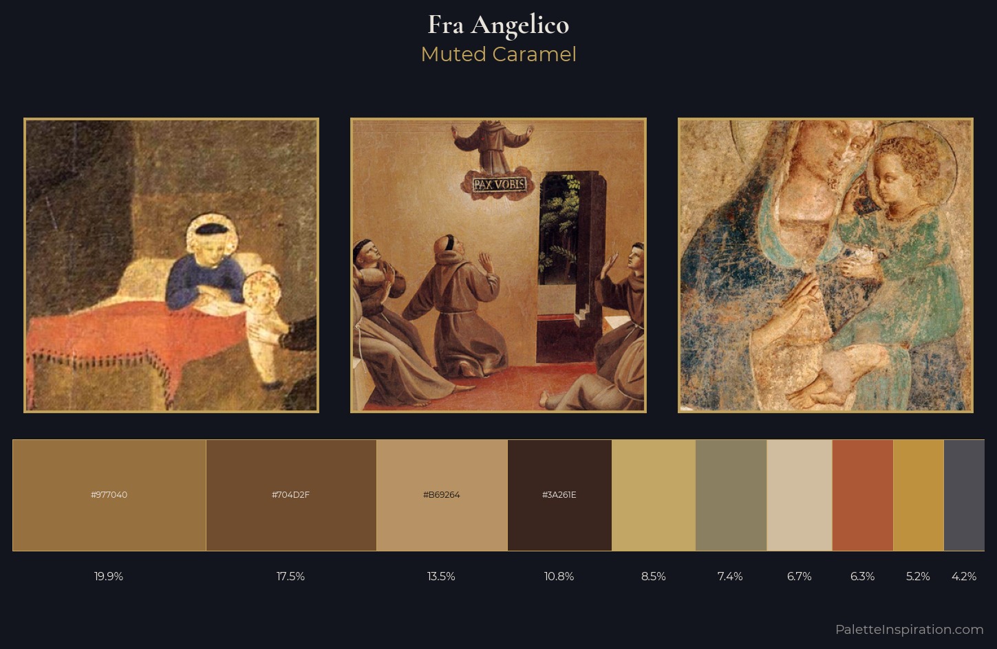 Fra Angelico Palette 4 — Muted Caramel