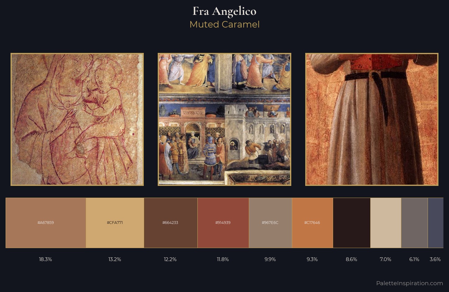 Fra Angelico Palette 7 — Muted Caramel