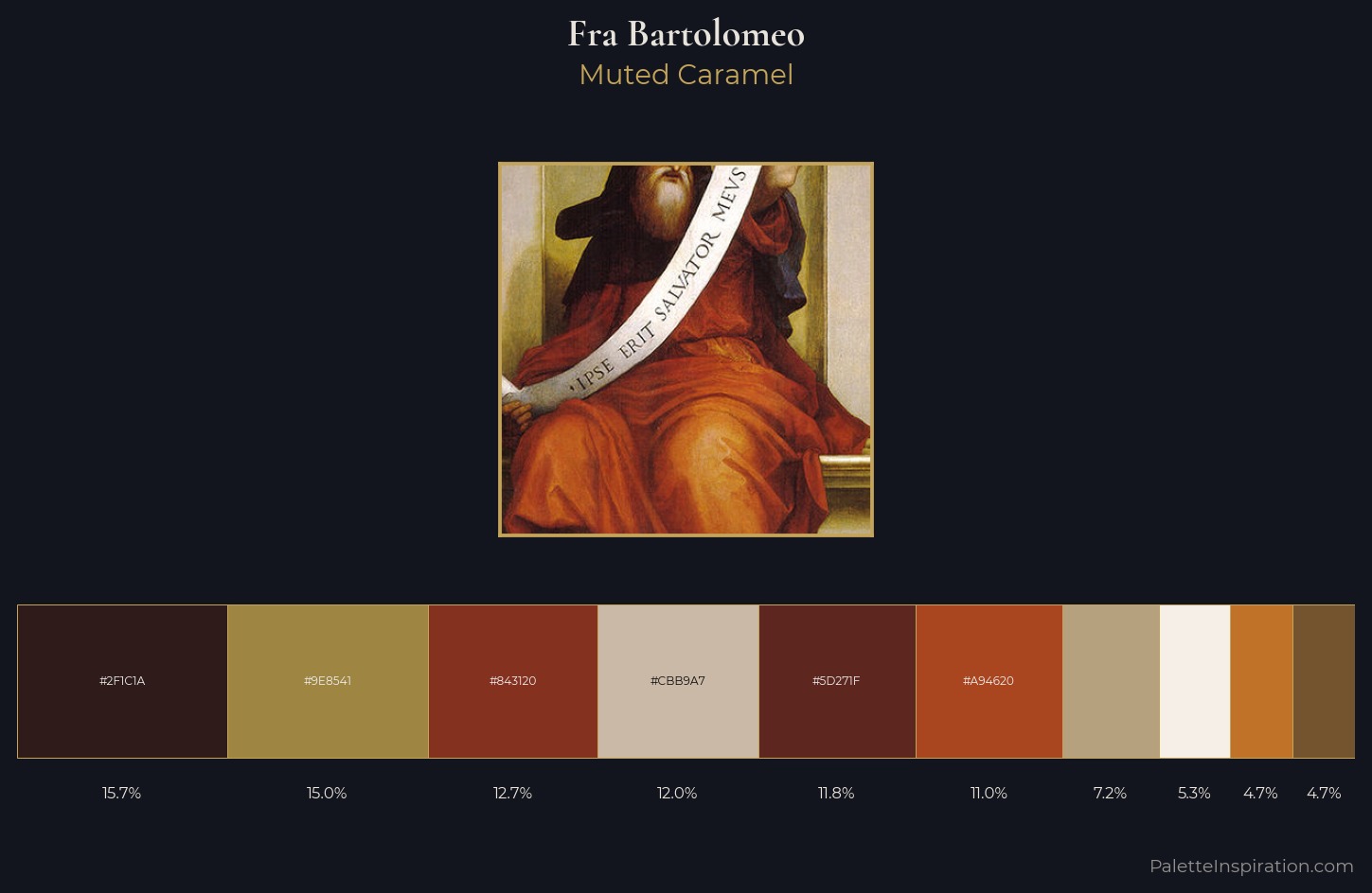 Fra Bartolomeo Palette 2 — Muted Caramel