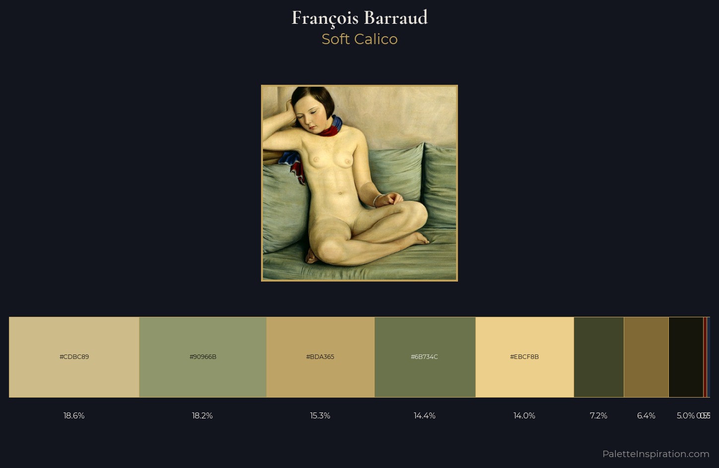 François Barraud Palette 4 — Soft Calico
