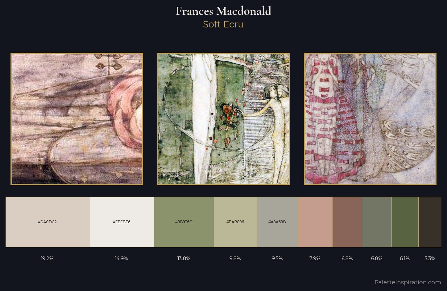 Frances Macdonald Palette 1 — Soft Ecru