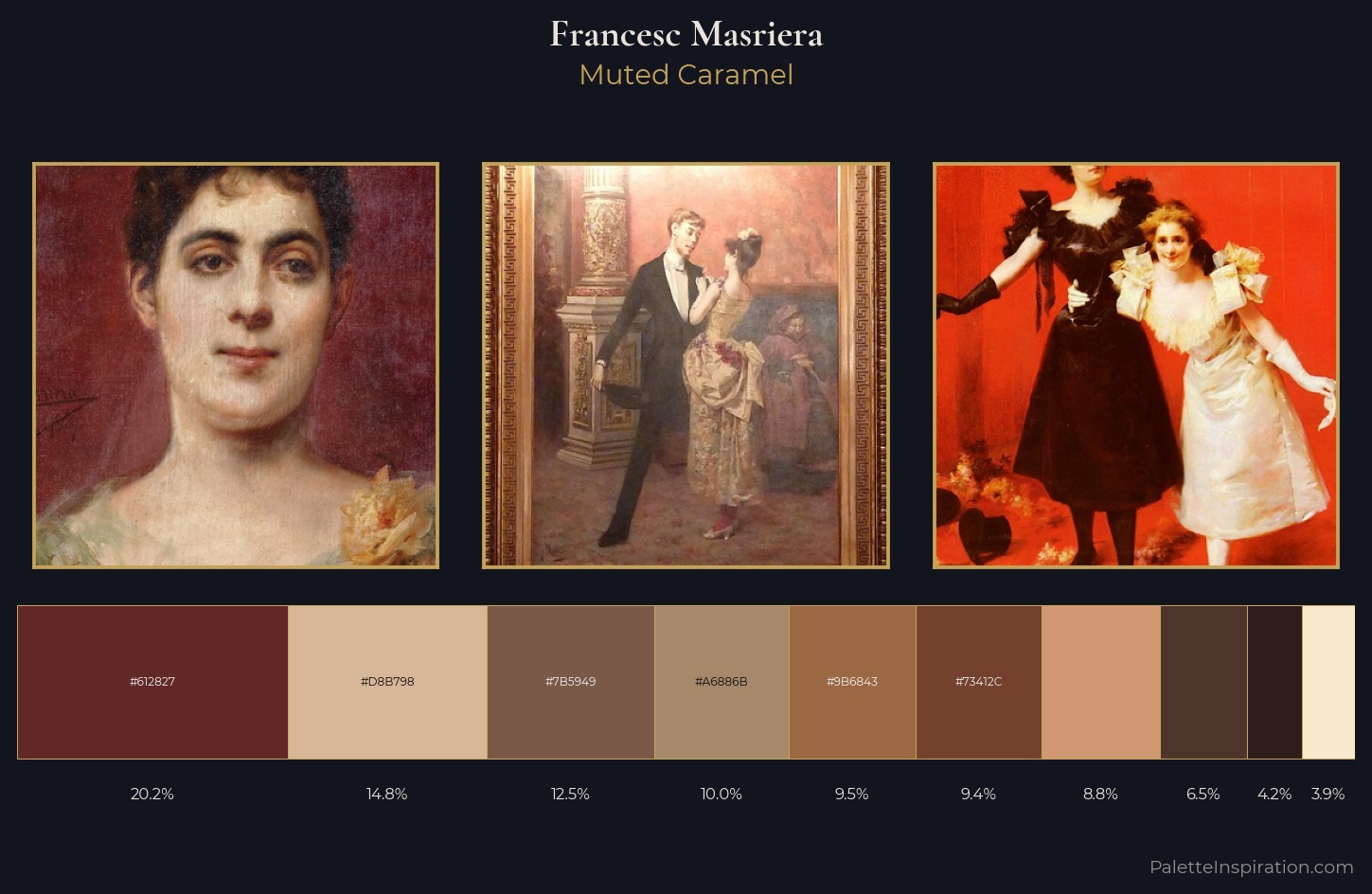 Francesc Masriera Palette 2 — Muted Caramel