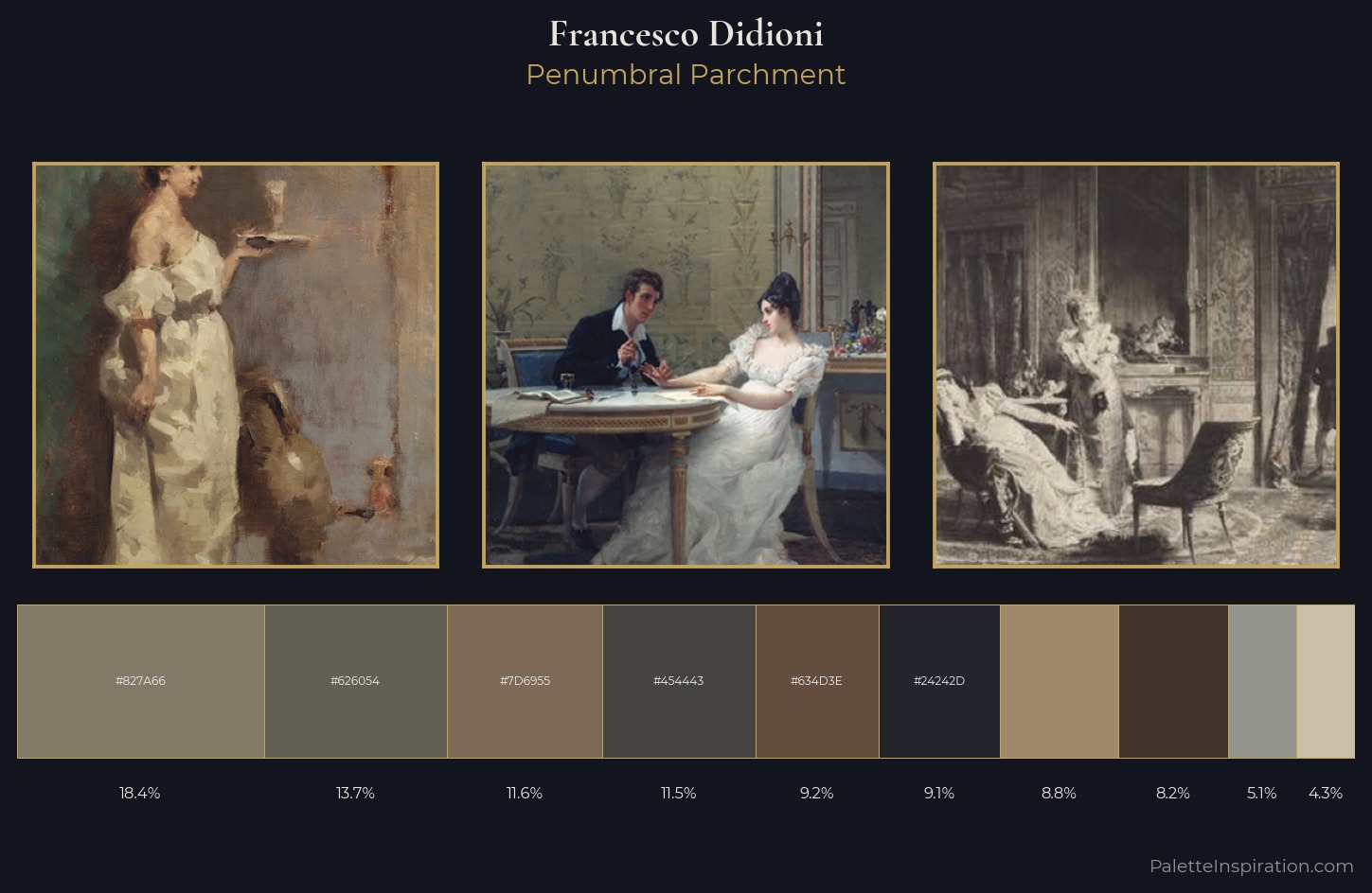 Francesco Didioni Palette 3 — Penumbral Parchment