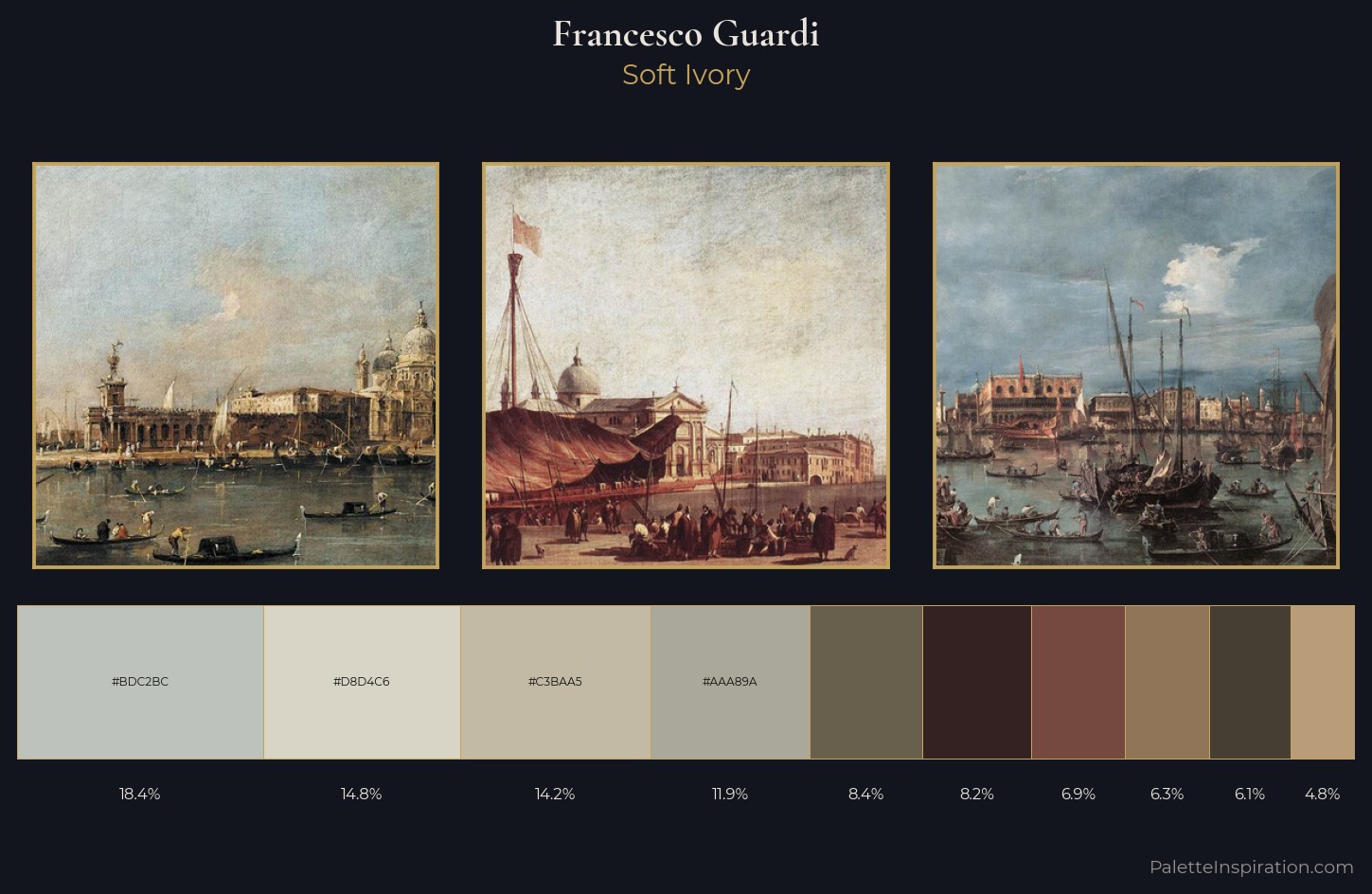 Francesco Guardi Palette 1 — Soft Ivory