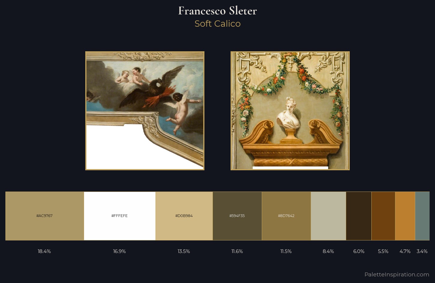Francesco Sleter Palette 1 — Soft Calico