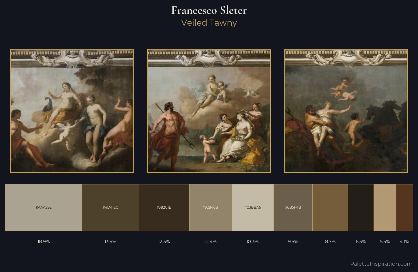 Francesco Sleter Palette 4 — Veiled Tawny