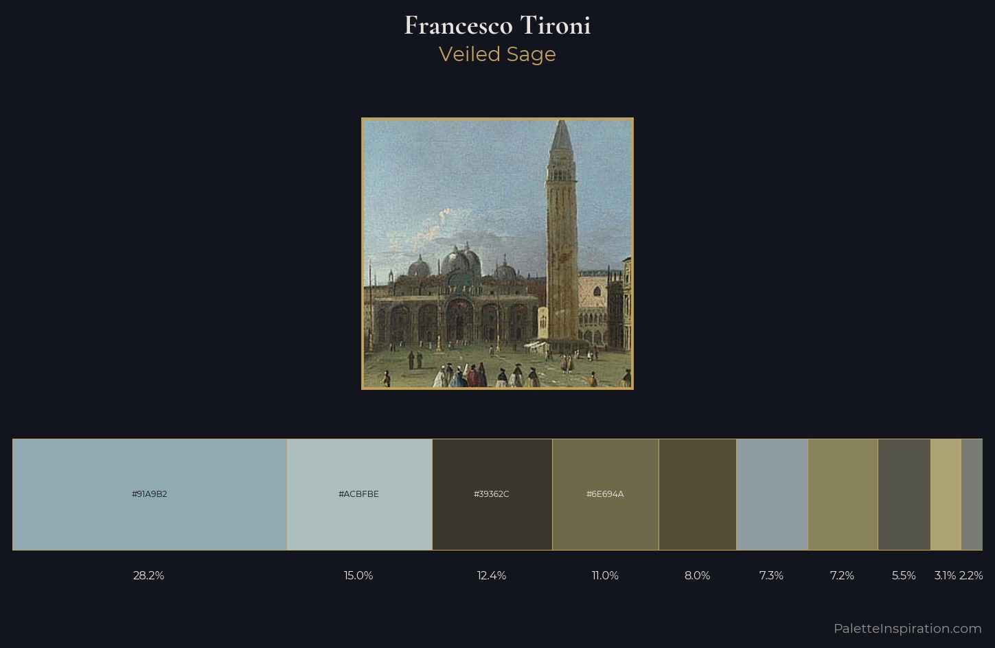 Francesco Tironi Palette 2 — Veiled Sage